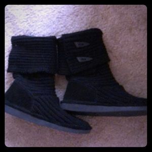 BearPaw Black Boots